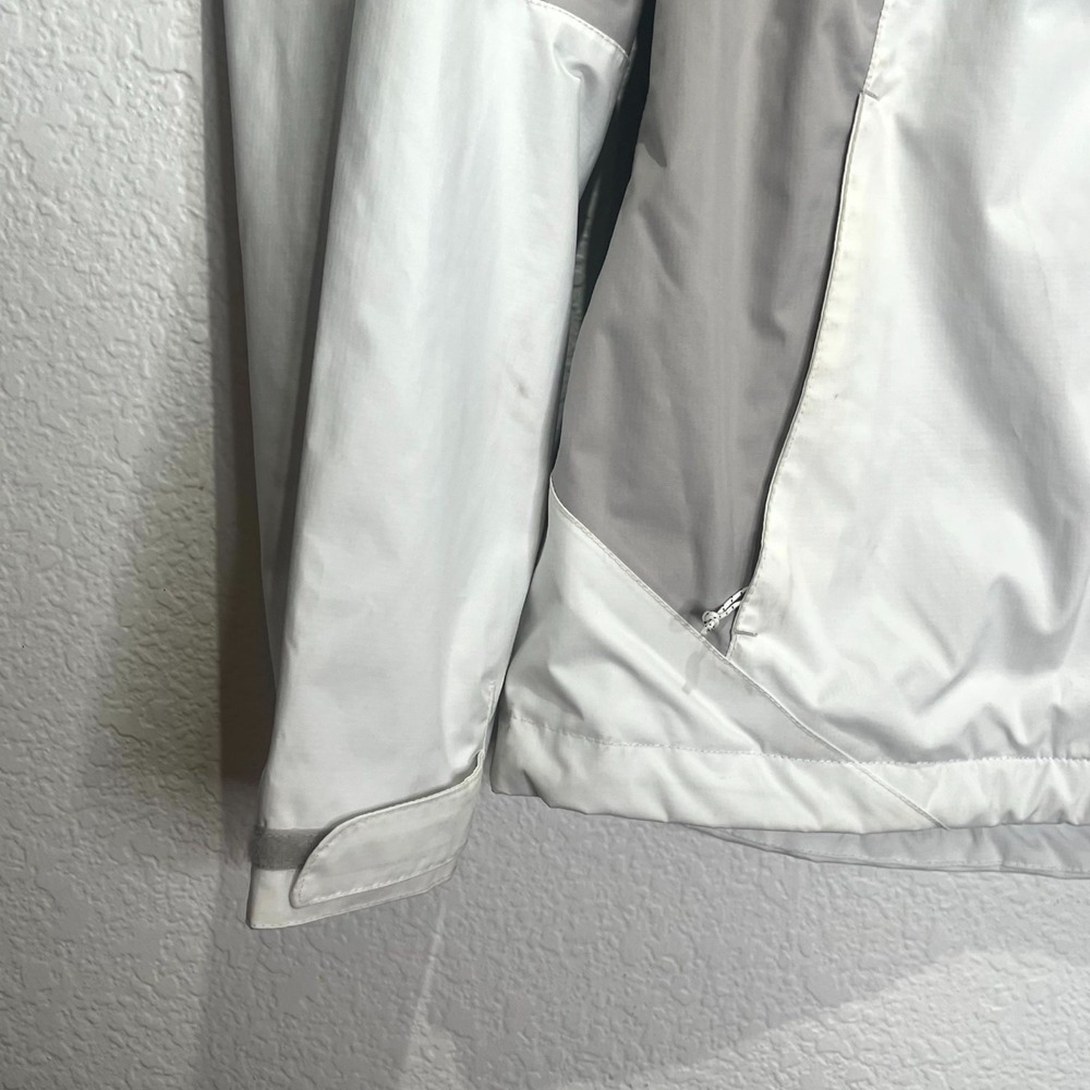 Eddie‎ Bauer Weatheredge Rain Jacket Womens S White Gray Mesh Lined Waterproof - Picture 11 of 16